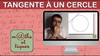 Construire la tangente à un cercle [upl. by Trip839]