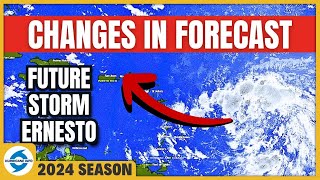 PCT 5 Future Tropical Storm Ernesto will pass over the Lesser Antilles and closer to Puerto Rico [upl. by Fahey746]