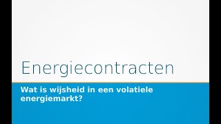 Help Welk energiecontract moet ik nu kiezen [upl. by Fairfield]