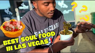 Eating at the BEST Soul Food Restaurant in Las Vegas [upl. by Ailsa374]