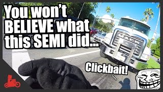 You wont BELIEVE what this SEMI did  Harley Iron 883 [upl. by Lyris]