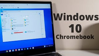 Run Windows 10 on Chromebook  2021 [upl. by Keithley]