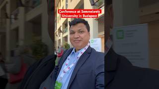 Conference at Semmelweis University in Budapest Hungary studyinhungary [upl. by Charil]