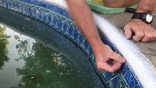 Putting pool vinyl liner back in the track Best Way [upl. by Adnirol206]