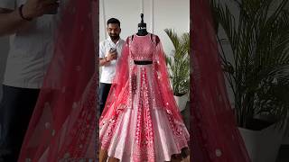 Lehenga Making Process  Multi color Sequence Embroidery work Designer Lehenga choli lehengas [upl. by Mastat]