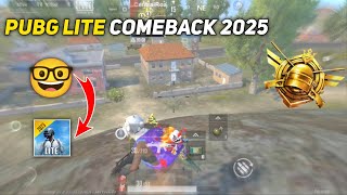 😍PUBG LITE COMEBACK 2025 IN INDIA  PUBG LITE WITHOUT VPN BGMI LITE RELEASE DATE  CHEATER ID BAN [upl. by Juliette]