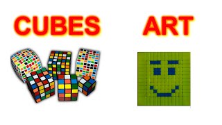 I tried rubiks cube art [upl. by Polash]