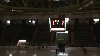 Henry working the scoreboard at the Adirondack Thunder game at the Glens Falls Civic Center [upl. by Ainehta549]