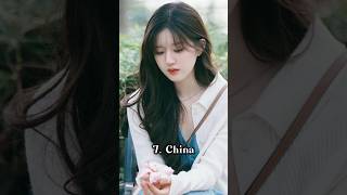 Top 10 Countries To Meet Beautiful Women In Asia shorts youtubeshorts top10 trending [upl. by Aileduab]