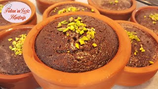 MUHTEŞEM OLDU😍TEK KİŞİLİK GÜVEÇ KABLARDA BROWNİE TADINDA😋TAM KIVAMINDA ISLAK KEK TARİFİ👌 [upl. by Oicirtap194]