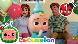 Night Before My Birthday with Mom and Dad 🎈🎉 Cocomelon Nursery Rhymes  Moonbug Kids After School [upl. by Abibah]