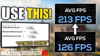 BEST PC Optimization Settings for Warzone SEASON 3 Optimize FPS amp Visibility [upl. by Hutchings724]