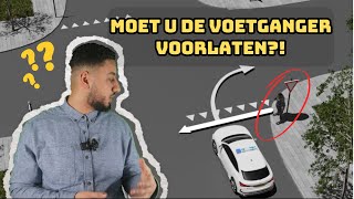 Voetgangers voor laten gaan Auto theorie 2024 [upl. by Kittie]