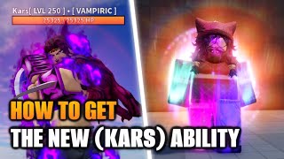 AUT How to get KARS Ability FAST  A Universal Time Roblox [upl. by Lednor]