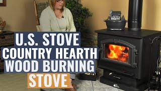 US Stove Country Hearth Wood Burning Stove [upl. by Ferne643]