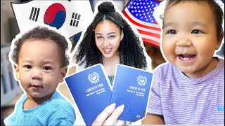 Getting the Twins Korean PassportsWill I get Korean CitizenshipRubin Mandatory Military Service [upl. by Emarej]