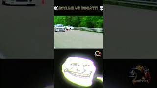 SKYLINE VS BUGATTI shortfeed 🥵🥵🥵☠️trollfacemotorsport trollface japanesecar highlights 😑🥵🚗✅☠️💀 [upl. by Padegs451]