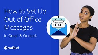 Microsoft Outlook Automatic Out Of Office Replies [upl. by Jezrdna]