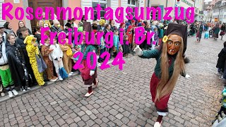 Rosenmontagsumzug Freiburg 2024 [upl. by Blancha64]