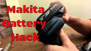 How To Hack an old 18 volt Makita BL1815 for new Makita Tools [upl. by Bartholemy]