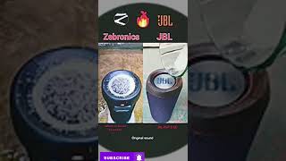 Just JBL king 👑👑zebronics and JBL Bluetooth speaker Rice Testing shotrs viralshort [upl. by Etireugram]