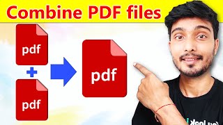 How to merge pdf files into one  How to combine pdf files into one  Convert 2 pdf into one pdf [upl. by Kiel]