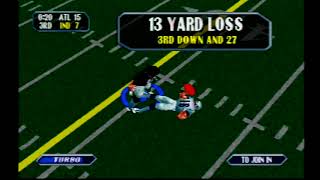 NFL BLITZ Sony Playstation INDIANAPOLIS COLTS vs ATLANTA FALCONS [upl. by Yonita602]