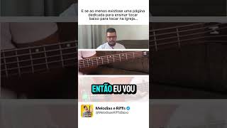 Veja Como Fazer Acordes e Tocar Baixo Sozinho na Igreja 🎸🙏🏼 [upl. by Varick]