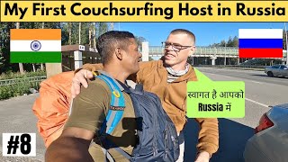 First Couchsurfing Experience in Russia Russia Vlog [upl. by Husha]