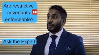 Are restrictive covenants enforceable Ask the Expert [upl. by Berthoud]