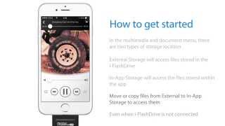 How to use  Full Video  PhotoFast iFlashDrive EVO [upl. by Anilam]