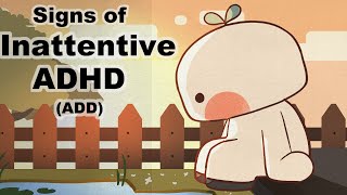 5 Signs of Inattentive ADHD ADD [upl. by Ynnep]