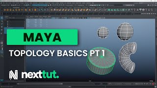 MAYA TUTORIAL  Topology Basics pt1 [upl. by Bronk]