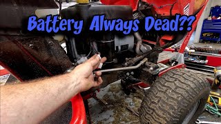 Craftsman Riding Mower Battery Keeps Dying Wont Stay Charged Diagnosis and Repair With Tips [upl. by Alroy]