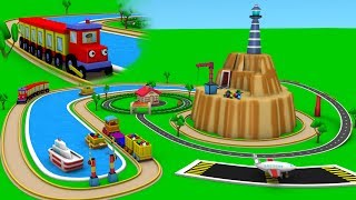 Kereta Api Toy train videos for Children  Trains for children Choo train cartoon [upl. by Constanta]