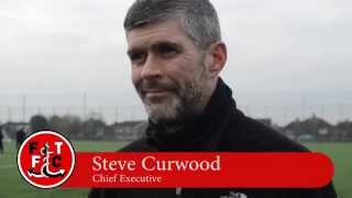 CHIEF EXECUTIVE Steve Curwood on Fleetwood Towns new training ground [upl. by Anenahs]