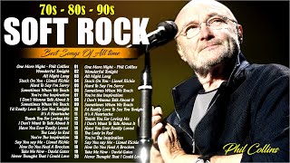 TOP 100 Greatest Hits Soft Rock  Phil Collins Rod Stewart Eric Clapton Lionel Richie Bee Gees [upl. by Atteinotna]