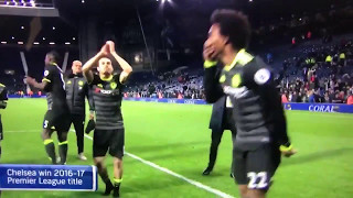 Willian Singing quotHe Hates Tottenhamquot LMAO CHELSEA CHAMPIONS [upl. by Anaihr]