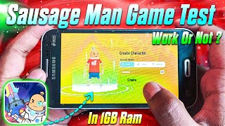 We Try To Play Sausage Man In 1GB Ram [upl. by Vick]