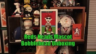 Reds Heads Mascot Bobblehead Unboxing [upl. by Critchfield]