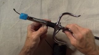 How To Cord Wrap Sai Handles Like Shureido String Grip [upl. by Navillus101]