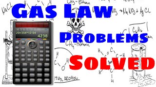 Two of the Most Missed Gas Law Review Problems Explained [upl. by Annaiek]