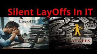 What is silent layoffs  Silent layoffs in Indian IT sector affect over 20000 techies [upl. by Dowdell834]