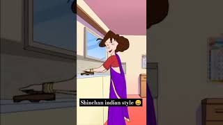 Shinchan Indian style 😄shinchaninhindi shortsfeed shinchancartoon [upl. by Dyche508]