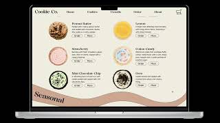 Cookie Co Web Design [upl. by Leihcim404]