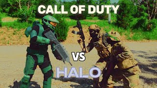 CALL OF DUTY vs MASTER CHIEF callofduty Halo comedy [upl. by Anil867]