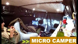 Micro Camper Ford Transit Connect Stealth Camping fast version [upl. by Neille]