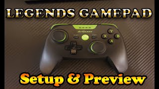 Atgames Legends Gamepad Preview and Gameplay Test [upl. by Yttiy]