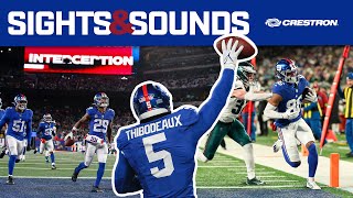 Sights amp Sounds from WIN over Eagles Dominate every play  New York Giants [upl. by Josefa]