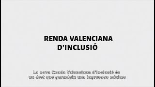 Renda Valenciana d’Inclusió Un dret per a totes les persones [upl. by Laehplar]